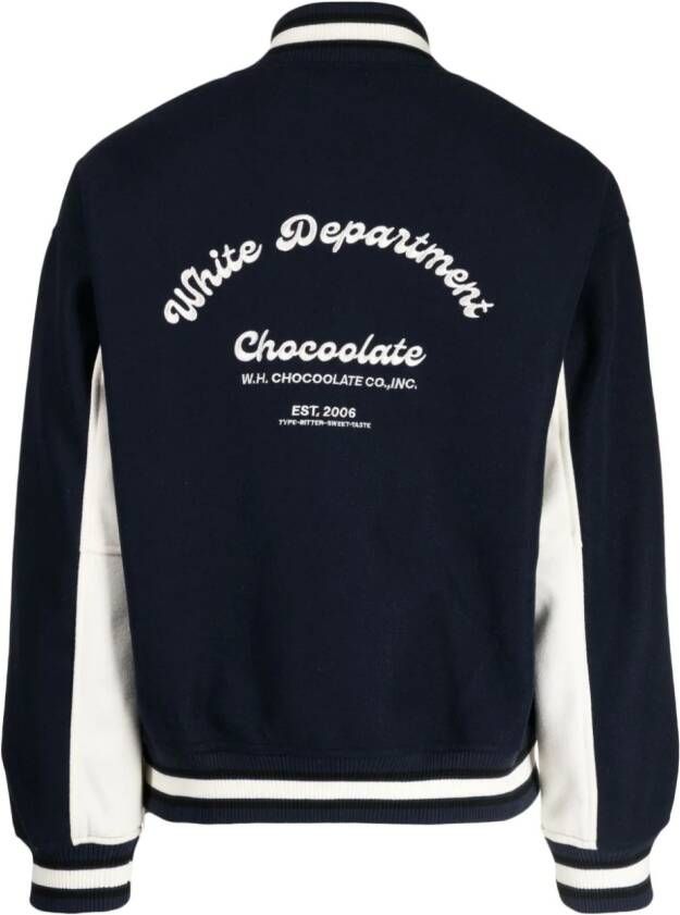 CHOCOOLATE Jack met geborduurd logo Blauw