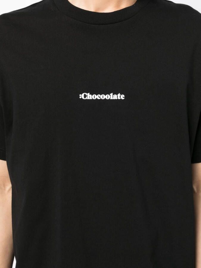 CHOCOOLATE logo-print T-shirt Zwart