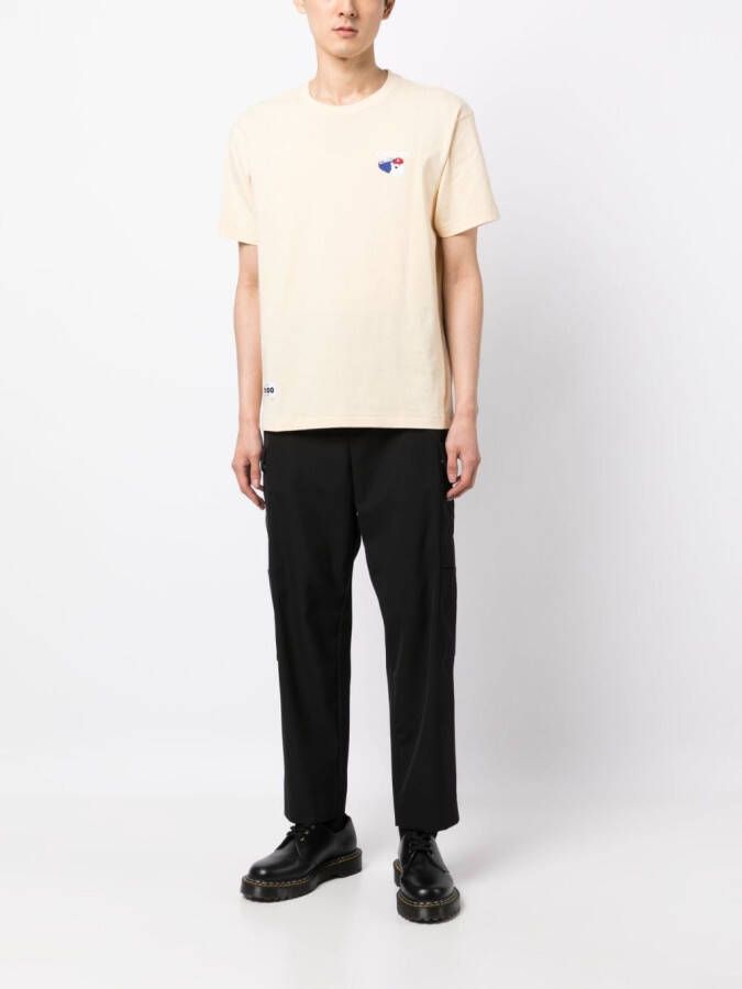 CHOCOOLATE T-shirt met geborduurd logo Oranje