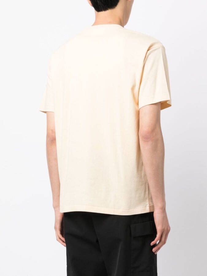 CHOCOOLATE T-shirt met geborduurd logo Oranje