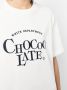CHOCOOLATE T-shirt met geborduurd logo Wit - Thumbnail 5