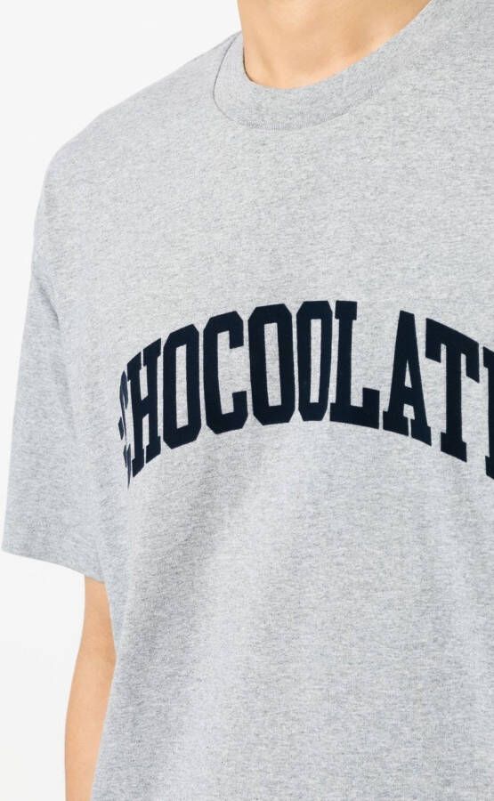 CHOCOOLATE T-shirt met logoprint Grijs