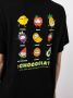 CHOCOOLATE T-shirt met logoprint Zwart - Thumbnail 5