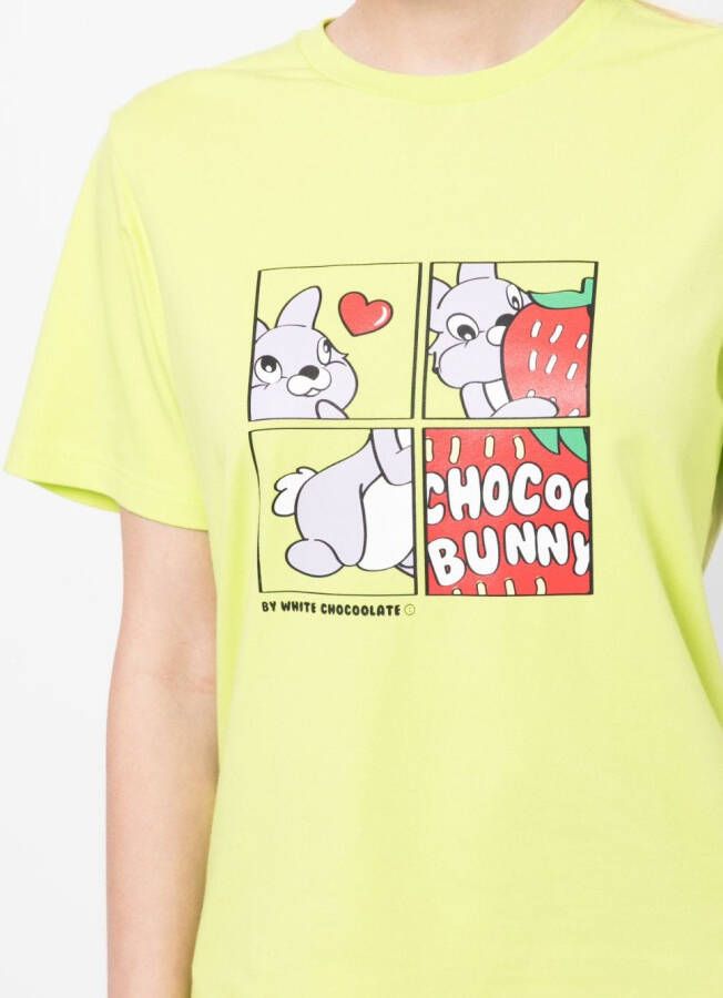 CHOCOOLATE T-shirt met print Geel
