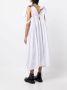 Chopova Lowena Midi-jurk met patch Wit - Thumbnail 4
