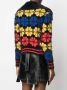 Chopova Lowena Vest met bloemen jacquard Zwart - Thumbnail 4