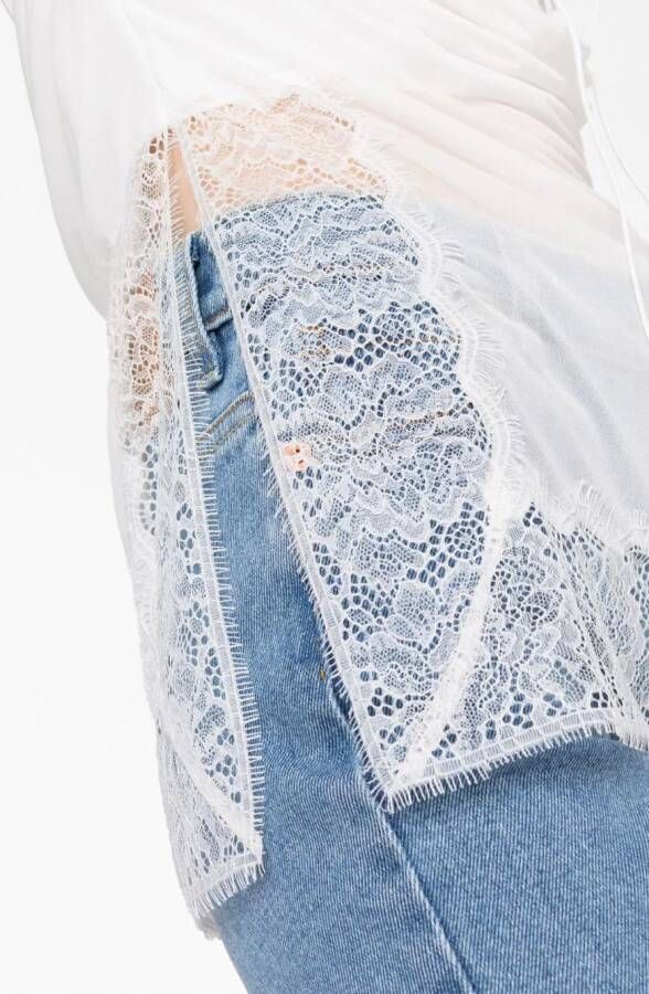 Christopher Esber Top met print Wit