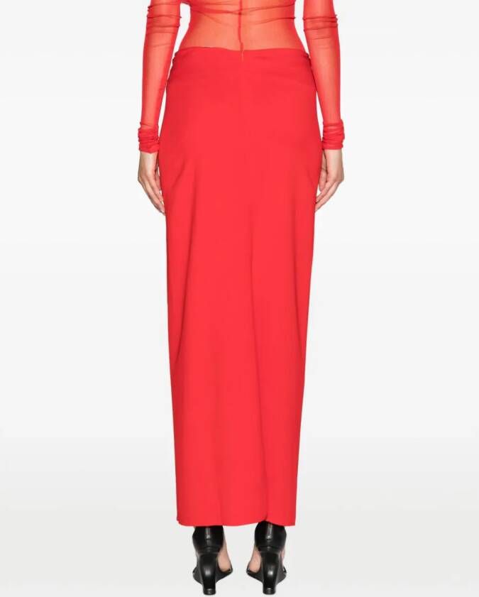 Christopher Esber High waist rok Rood