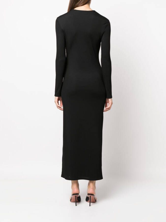 Christopher Esber Midi-jurk met uitgesneden detail Zwart