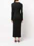 Christopher Esber Midi-jurk met uitgesneden detail Zwart - Thumbnail 4