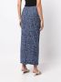 Christopher Esber Ribgebreide maxi-rok Blauw - Thumbnail 4