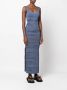 Christopher Esber Ribgebreide maxi-jurk Blauw - Thumbnail 3