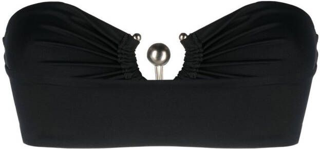 Christopher Esber Bikinitop met ringdetail Zwart