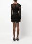Christopher Esber Mini-jurk met tule Zwart - Thumbnail 4