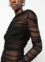 Christopher Esber Mini-jurk met tule Zwart - Thumbnail 5