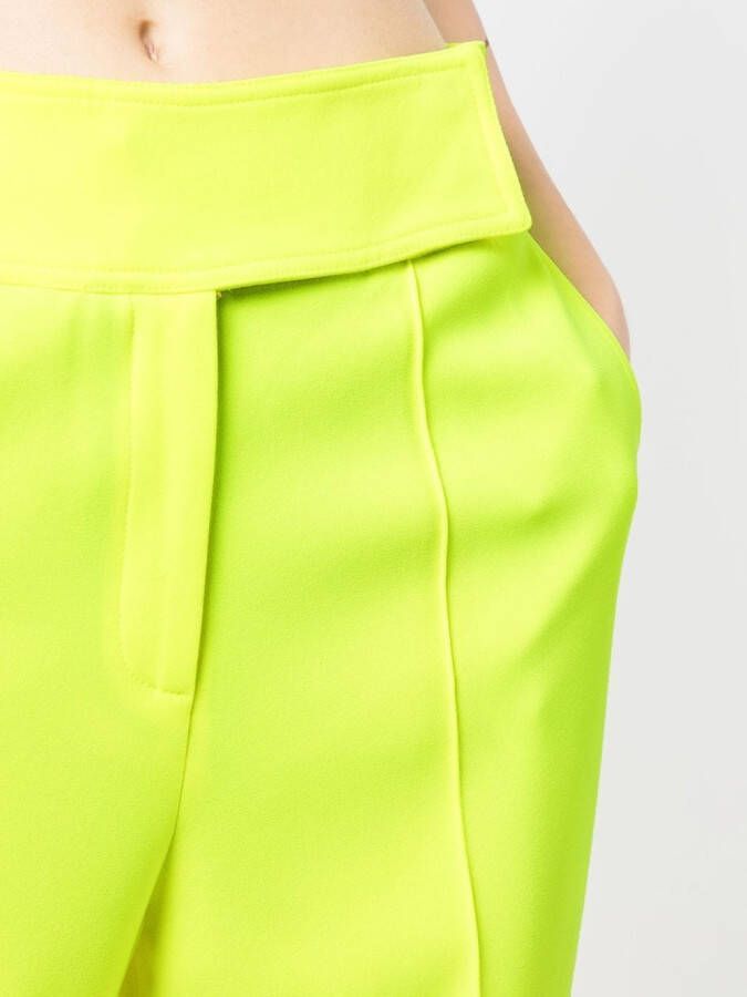 Christopher John Rogers Pantalon met toelopende pijpen Geel