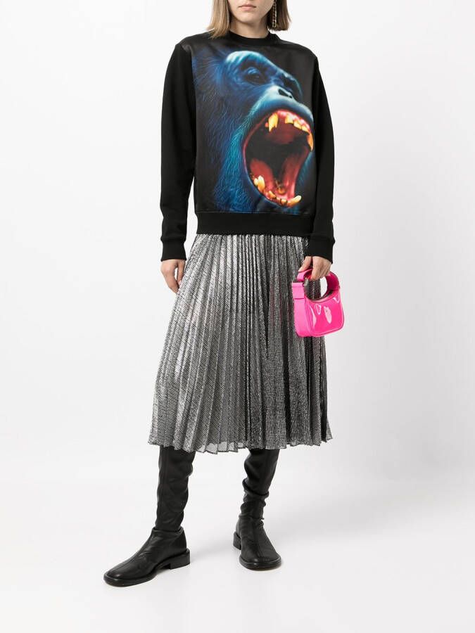 Christopher Kane Sweater met aapprint Zwart