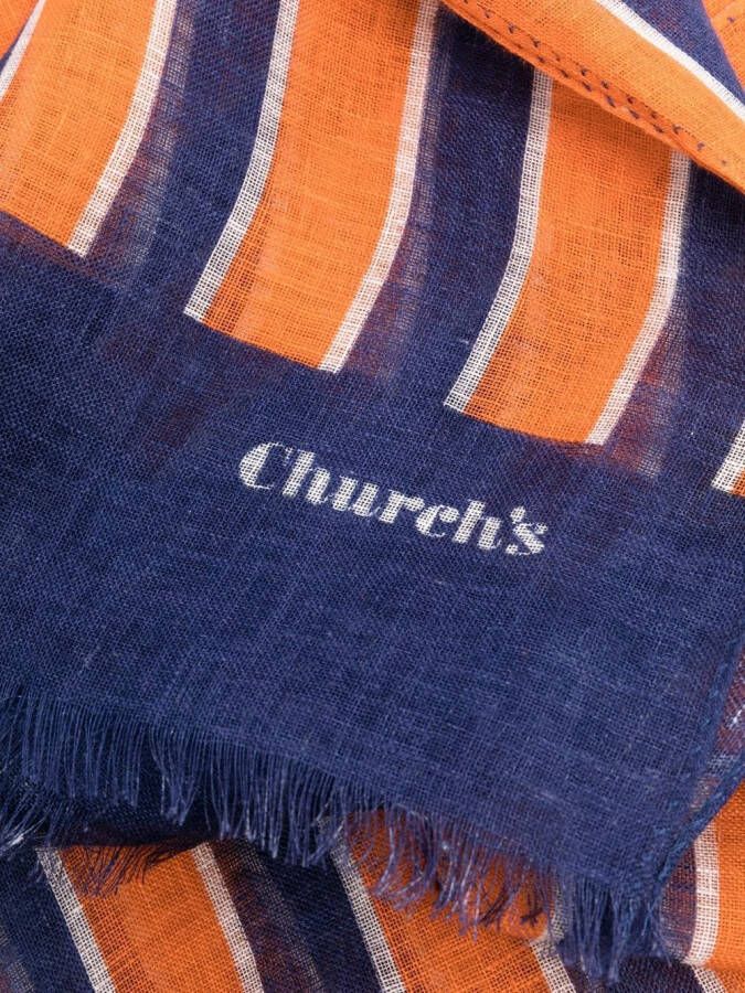 Church's Linnen sjaal Blauw
