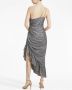 Cinq A Sept Asymmetrische jurk Zwart - Thumbnail 4