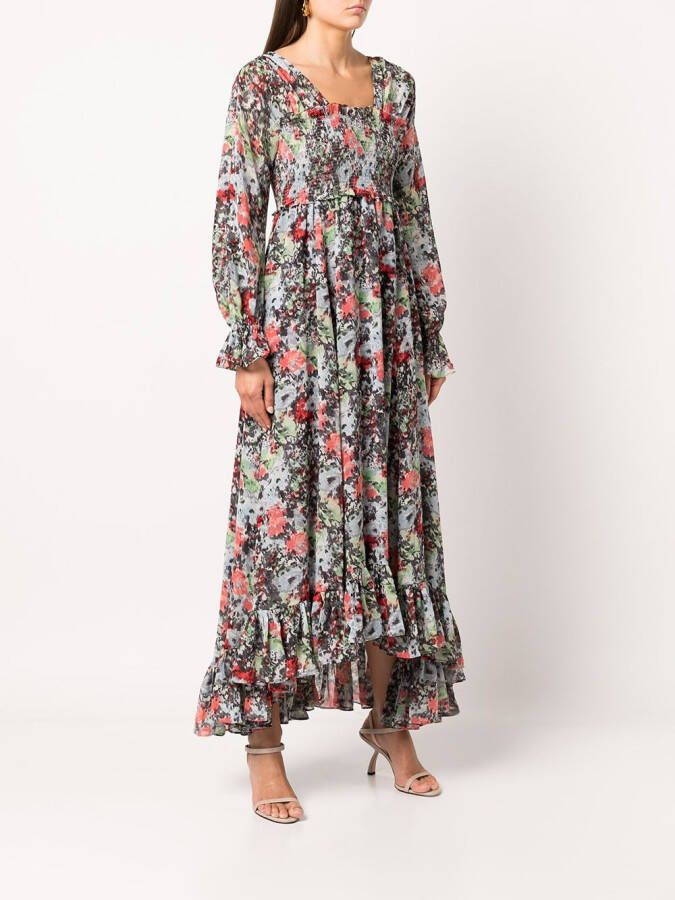 Cinq A Sept Maxi-jurk met bloemenprint Veelkleurig