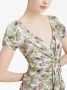 Cinq A Sept Midi-jurk met bloemenprint Beige - Thumbnail 5