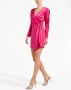Cinq A Sept Mini-jurk met ceintuur Roze - Thumbnail 3