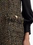 Cinq A Sept Tweed jurk Zwart - Thumbnail 4