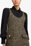 Cinq A Sept Tweed jurk Zwart - Thumbnail 5
