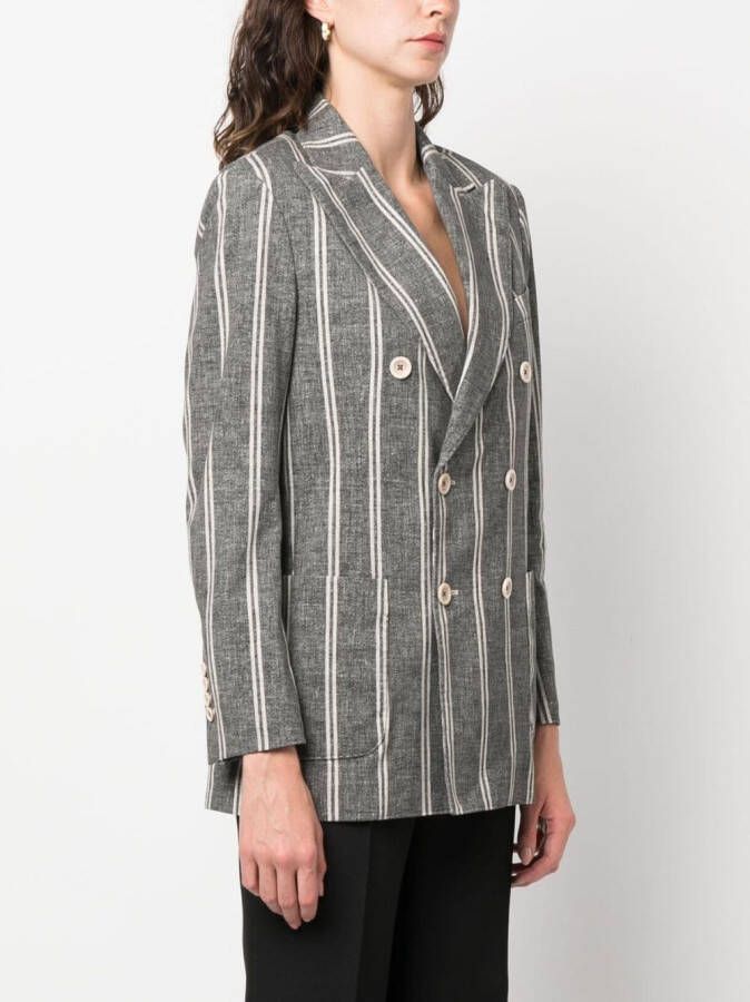 Circolo 1901 Blazer met dubbele rij knopen Zwart