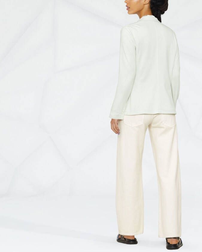 Circolo 1901 Blazer met enkele rij knopen Groen