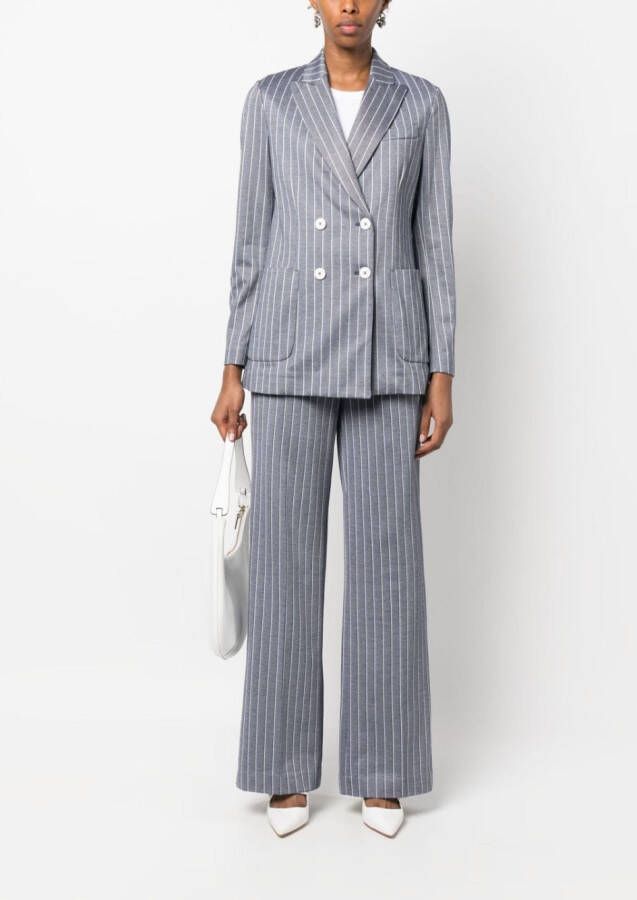 Circolo 1901 Blazer met krijtstreep Blauw