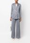 Circolo 1901 Blazer met krijtstreep Blauw - Thumbnail 2