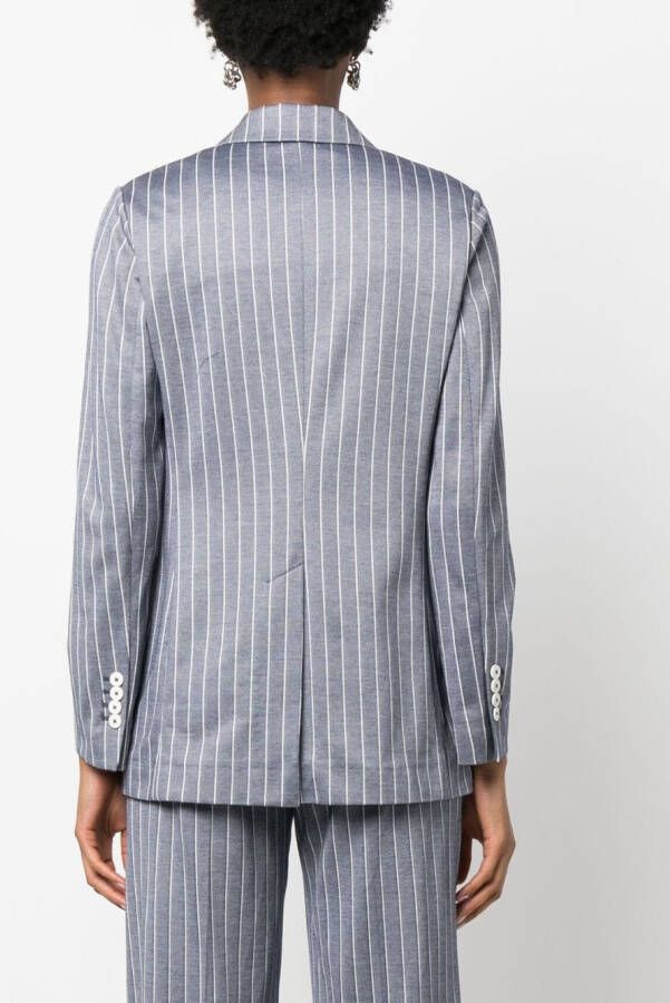 Circolo 1901 Blazer met krijtstreep Blauw
