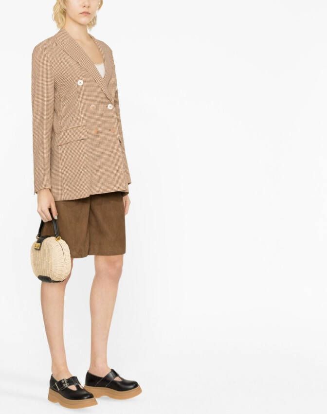Circolo 1901 Geruite blazer Oranje
