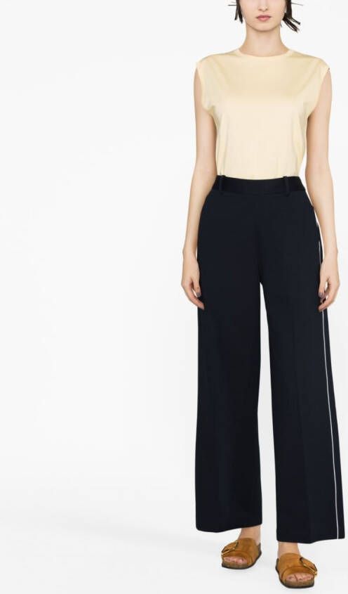 Circolo 1901 Broek met wijde pijpen Blauw
