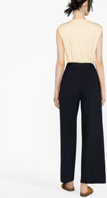 Circolo 1901 Broek met wijde pijpen Blauw