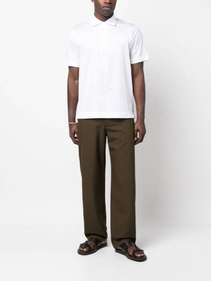 Circolo 1901 Katoenen poloshirt Wit