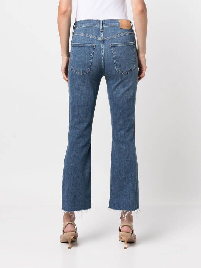 Citizens of Humanity Jeans met gerafelde afwerking Blauw