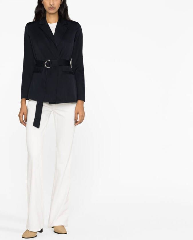 Claudie Pierlot Blazer met ceintuur Blauw
