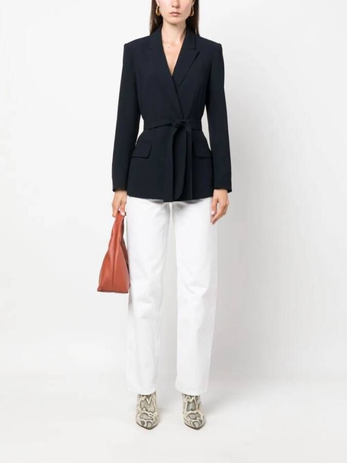 Claudie Pierlot Blazer met dubbele rij knopen Blauw