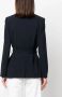 Claudie Pierlot Blazer met dubbele rij knopen Blauw - Thumbnail 4