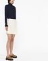 Claudie Pierlot Shirt met ruchekraag Blauw - Thumbnail 4