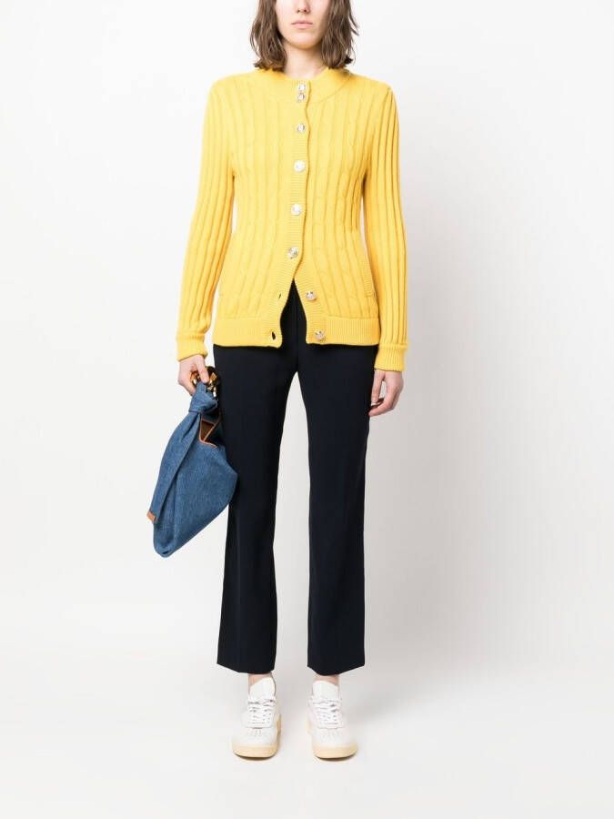 Claudie Pierlot Cropped pantalon Blauw