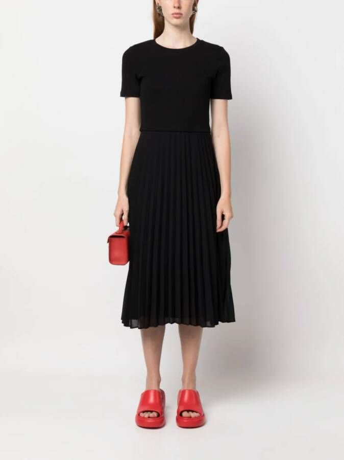 Claudie Pierlot Teli midi-jurk Zwart