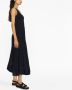 Claudie Pierlot Jurk met plooirok Blauw - Thumbnail 3