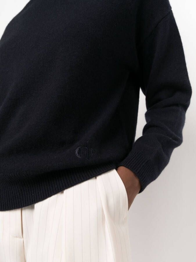 Claudie Pierlot Kasjmier coltrui Blauw