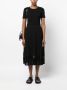 Claudie Pierlot Gedraaide midi-jurk Zwart - Thumbnail 2