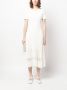 Claudie Pierlot Gedraaide midi-jurk Beige - Thumbnail 2