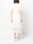 Claudie Pierlot Gedraaide midi-jurk Beige - Thumbnail 4