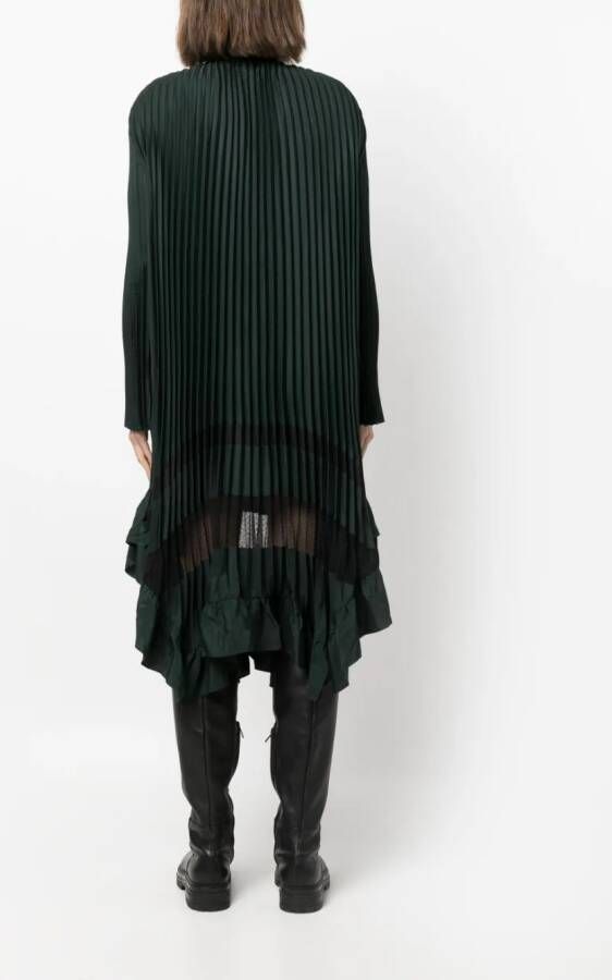 Claudie Pierlot Midi-jurk met split Groen